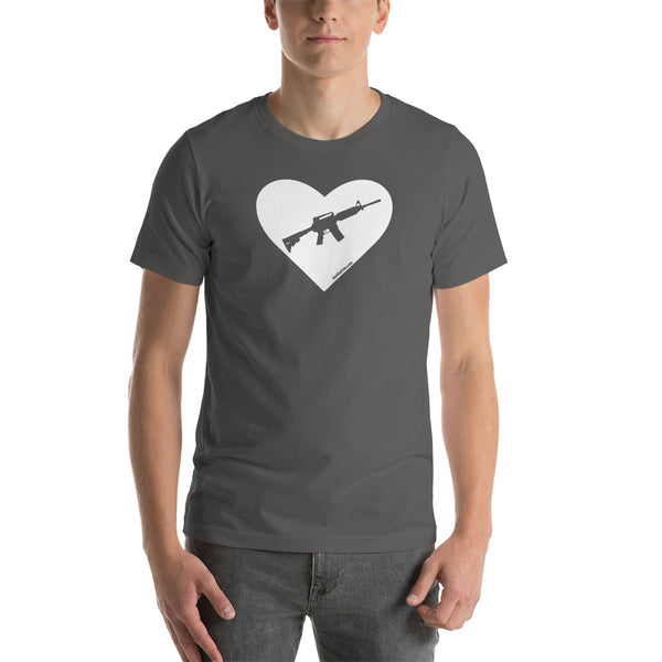 AR On My Heart - White - Short-Sleeve Unisex T-Shirt