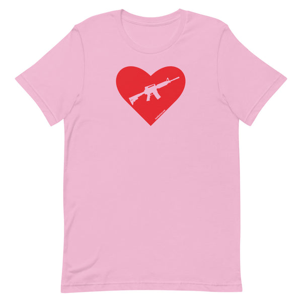 AR On My Heart - Red - Short-Sleeve Unisex T-Shirt