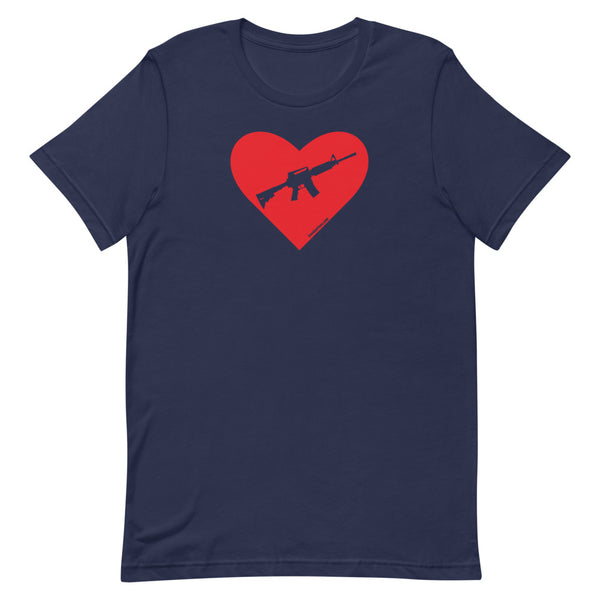 AR On My Heart - Red - Short-Sleeve Unisex T-Shirt