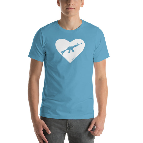 AR On My Heart - White - Short-Sleeve Unisex T-Shirt