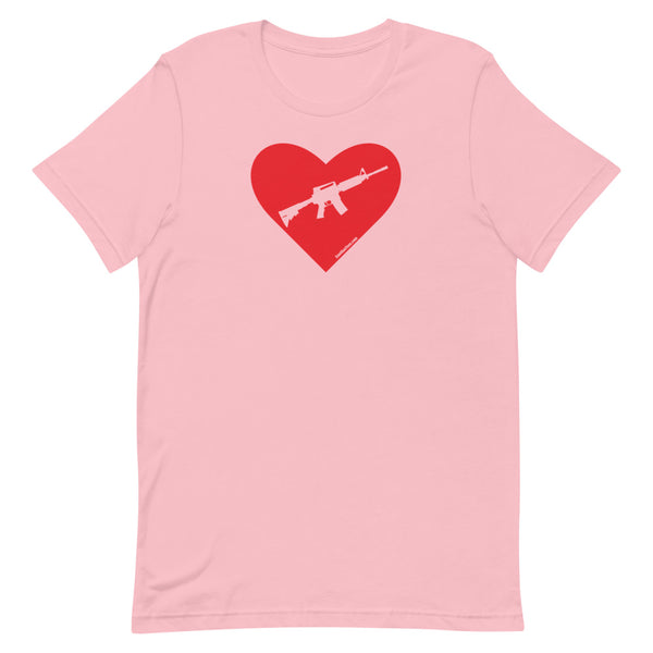 AR On My Heart - Red - Short-Sleeve Unisex T-Shirt