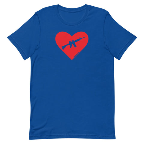 AR On My Heart - Red - Short-Sleeve Unisex T-Shirt