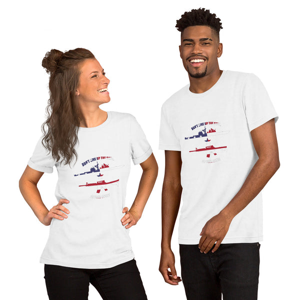 Don't Give Up The Ship Or Your Guns - Flag Print Tee