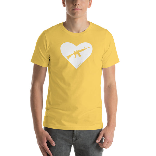 AR On My Heart - White - Short-Sleeve Unisex T-Shirt